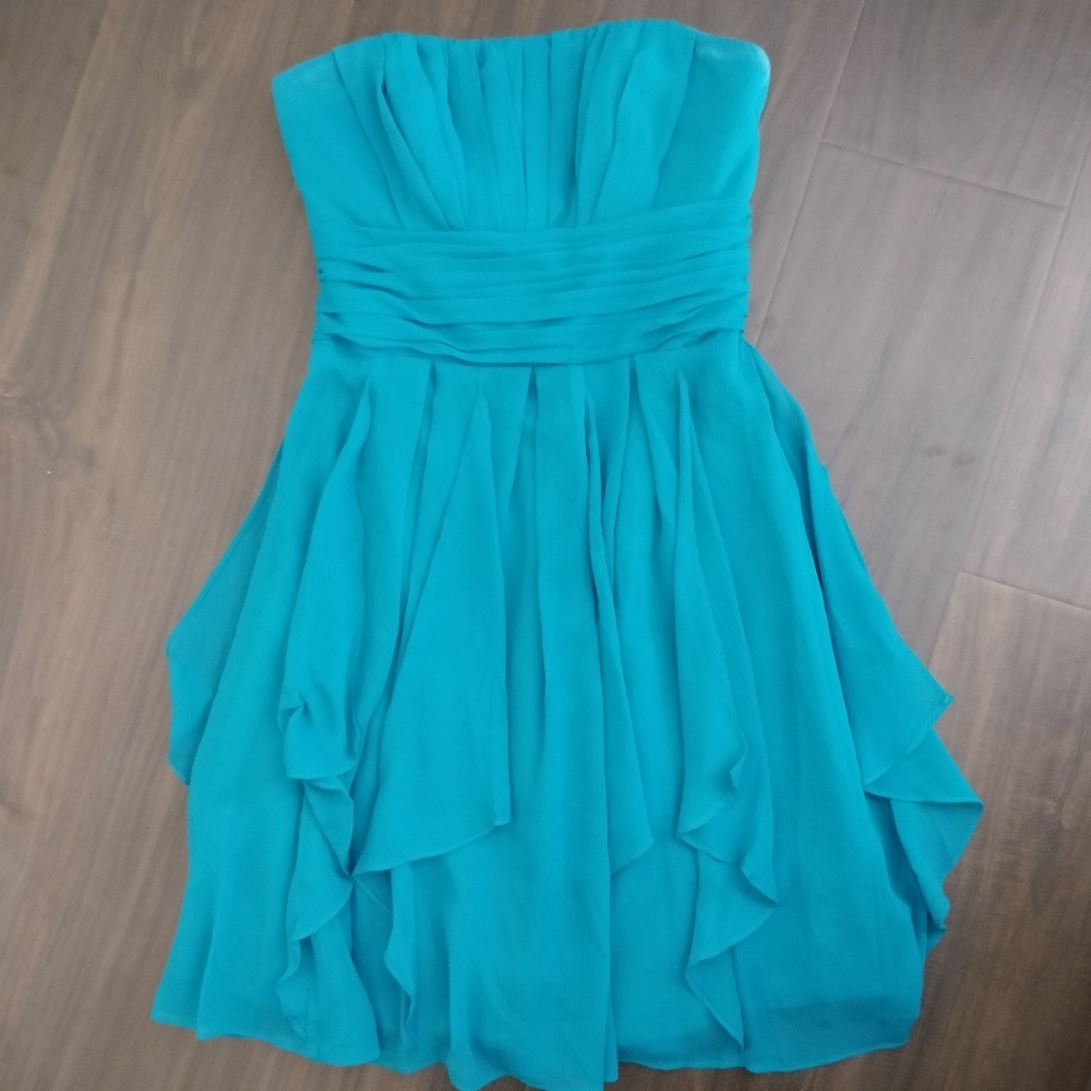 David's Bridal Strapless Bridesmaid Dress Oasis 6